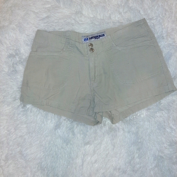 3/$12💥 ANCHOR BLUE corduroy tan khaki shorts - Picture 3 of 4